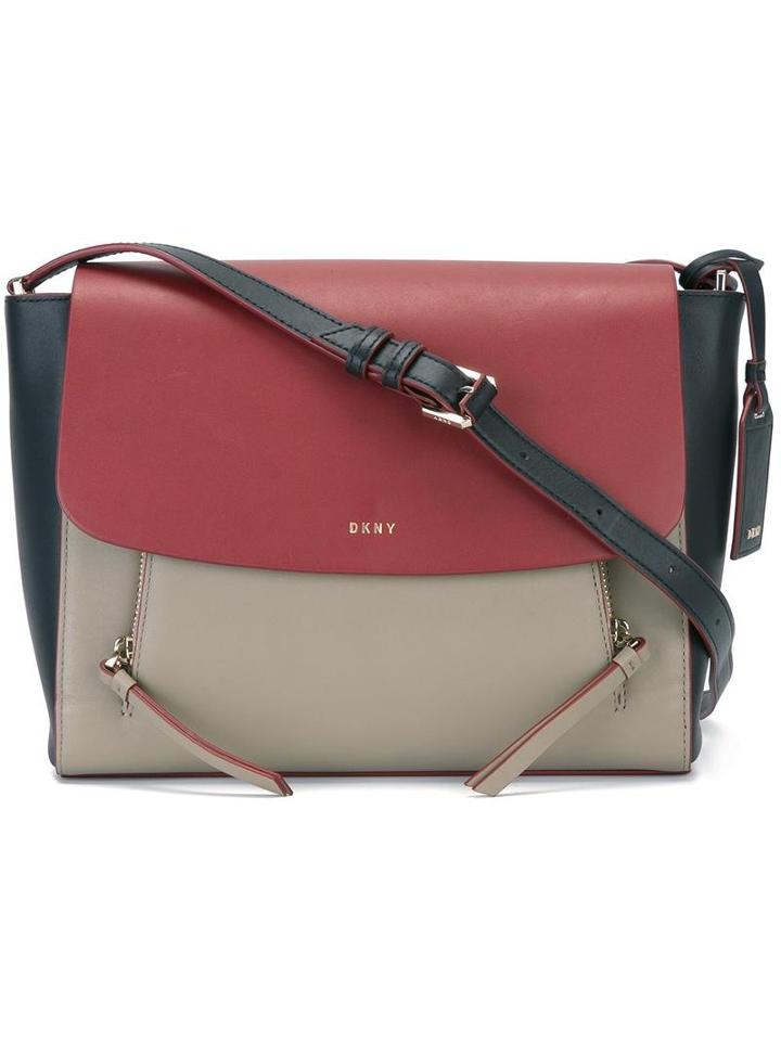 Dkny Colour Block Crossbody Bag, Women's, Black