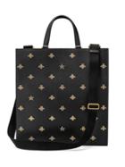 Gucci Bee Star Leather Tote - Black