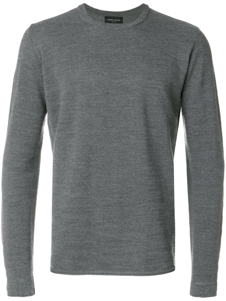 Roberto Collina Crew Neck Jumper - Grey