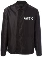 Alexander Wang Oakland Coach's Jacket, Men's, Size: 48, Black, Polyester/nylon