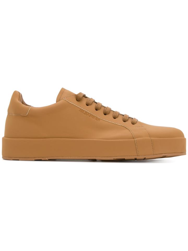 Jil Sander Lace-up Sneakers - Brown