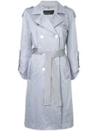 Marc Cain Belted Trench Coat - Pink & Purple