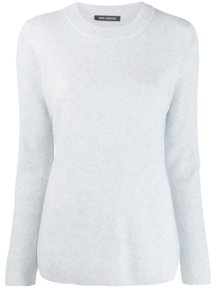 Iris Von Arnim Cashmere Knitted Sweatshirt - Blue