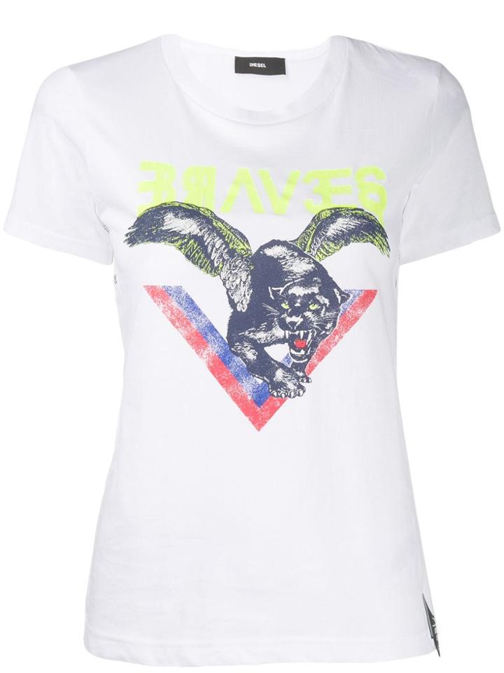 Diesel T-sily-wp T-shirt - White