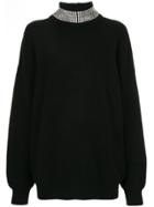 Alexander Wang High Neck Knit Top - Black