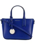 Emporio Armani Logo Tote Bag - Blue