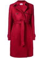 Red Valentino Belted Empire Line Coat