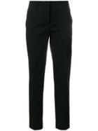 No21 Straight Leg Cropped Trousers - Black