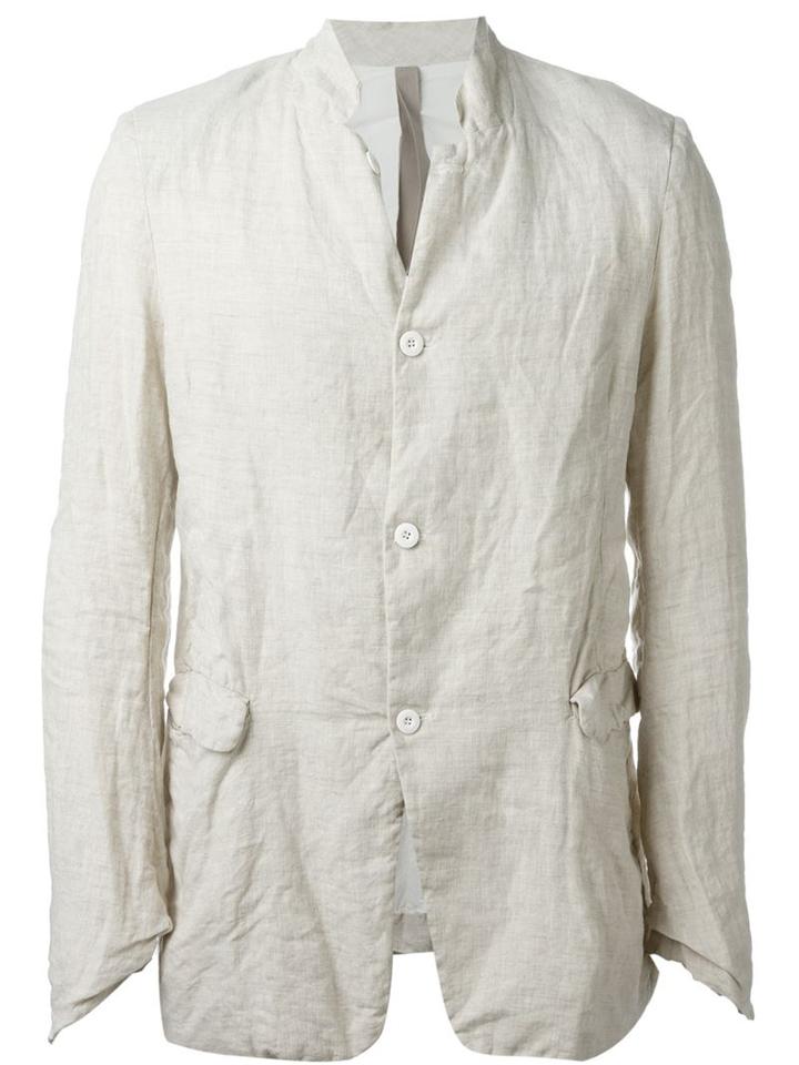 Poème Bohémien Mandarin Collar Blazer Jacket