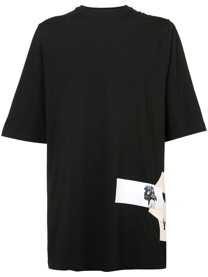 Rick Owens Drkshdw - Printed T-shirt - Men - Cotton - One Size, Black, Cotton