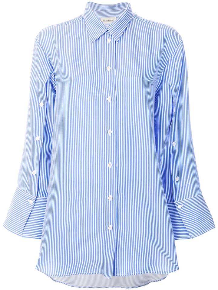 By Malene Birger Striped Oversized Shirt - Blue