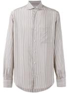 Loro Piana - Alain Striped Shirt - Men - Silk - Xxxl, White, Silk