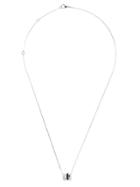 Boucheron 18kt White Gold Quatre Black Mini Ring Pendant Necklace - Wg
