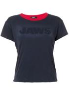 Calvin Klein 205w39nyc Jaws Reversible Cropped T-shirt - Blue