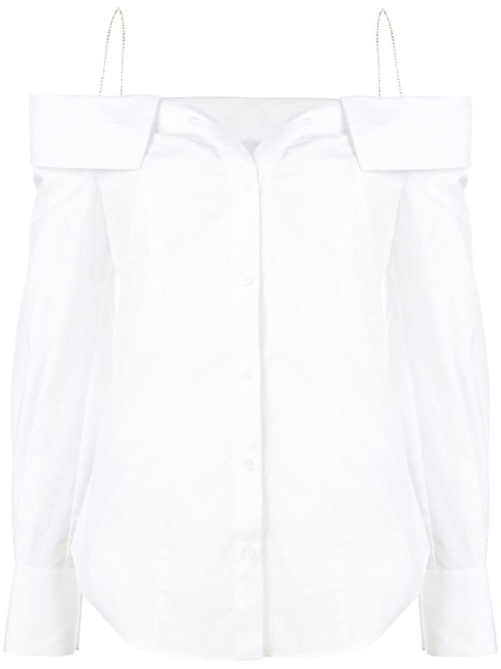 Dondup Off-the-shoulder Shirt - White