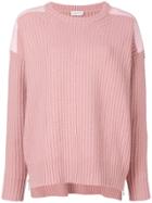Moncler Ribbed Jumper - Pink & Purple
