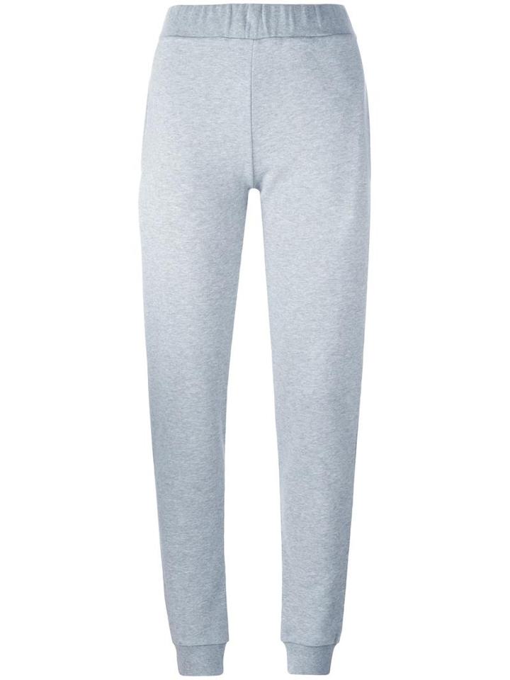 Mcq Alexander Mcqueen Goth Logo Track Pants, Women's, Size: Xs, Grey, Cotton