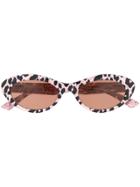 Mcq Alexander Mcqueen Animal Print Sunglasses - Pink
