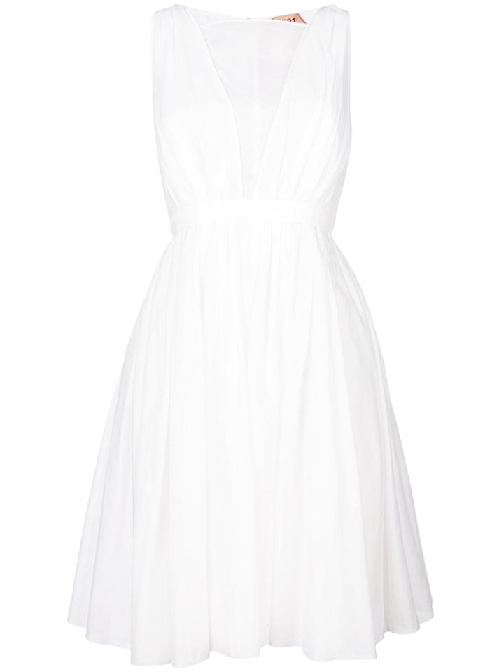 No21 V-panel Dress - White