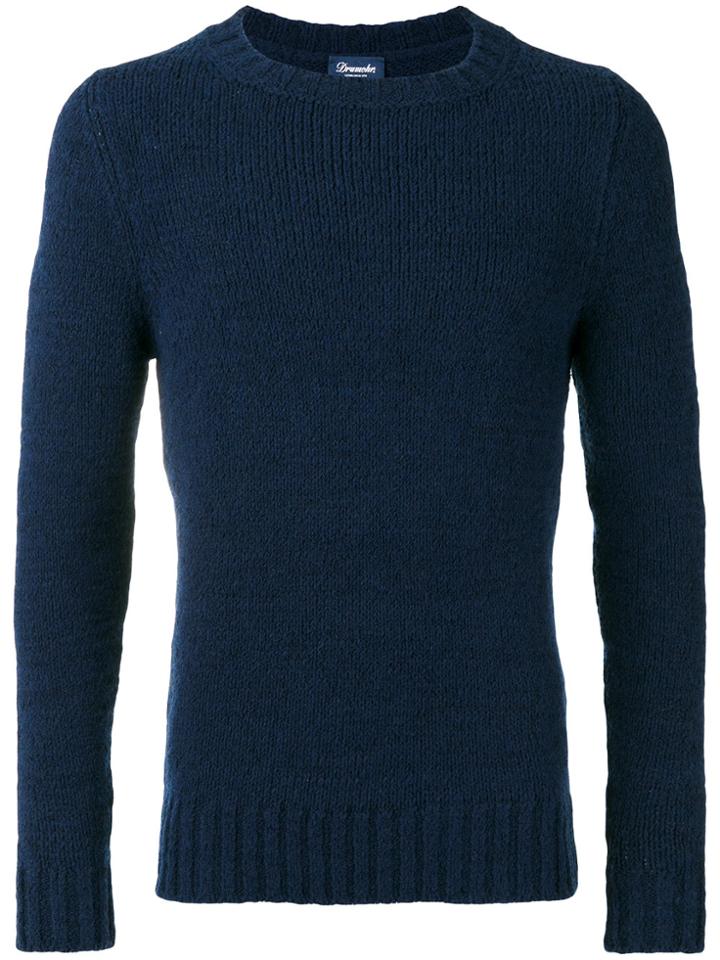 Drumohr Crew Neck Top - Blue