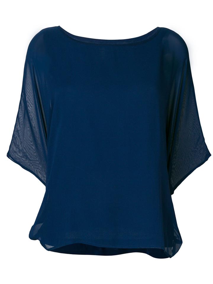 Sottomettimi Loose Fit Blouse - Blue