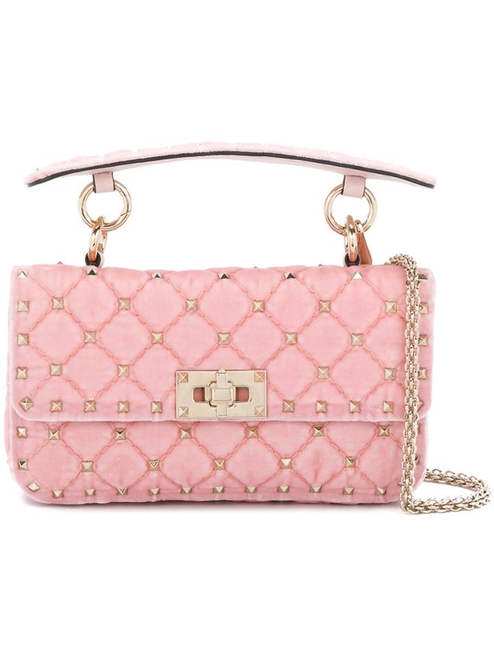 Valentino Mini Valentino Garavani Rockstud Spike Crossbody Bag - Pink