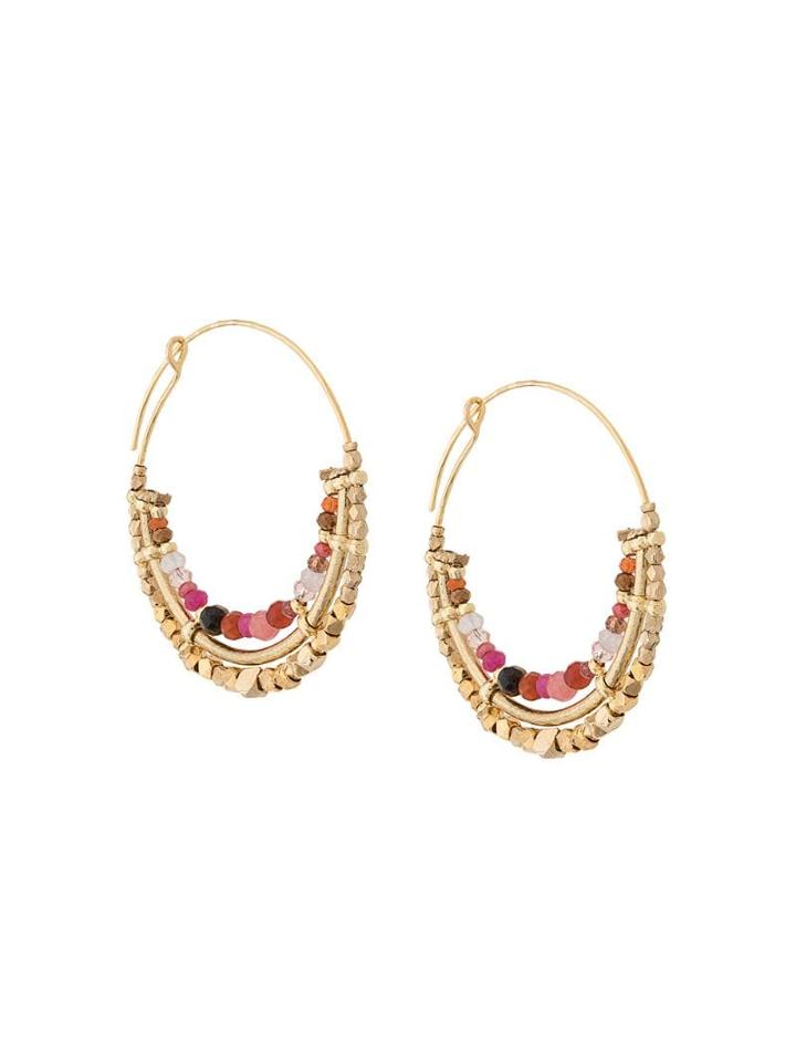 Gas Bijoux Comedia Hoop Earrings - Gold