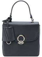 Versace Dv One Medium Tote Bag - Black