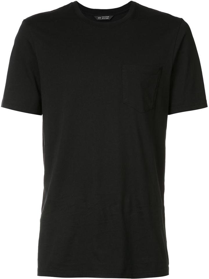 Wings+horns Pocket T-shirt, Men's, Size: Large, Black, Cotton
