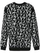 Versus - Zayn X Versus Printed Sweatshirt - Men - Cotton/spandex/elastane - M, Black, Cotton/spandex/elastane