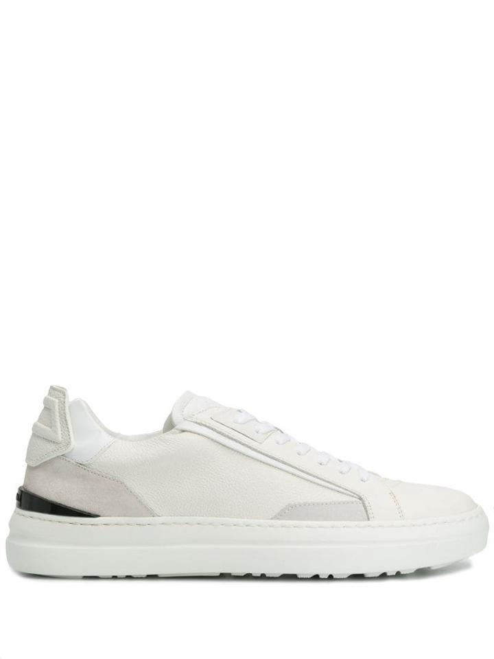 Buscemi Panelled Low-top Sneakers - White