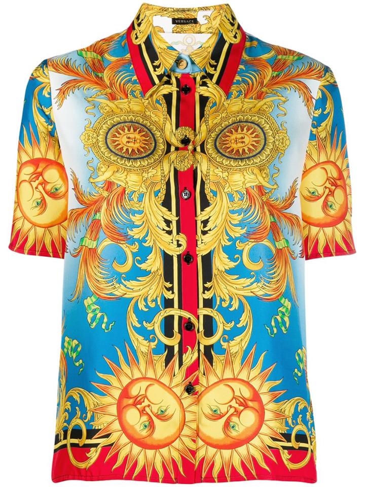 Versace Sun Pattern Shirt - Yellow