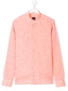 Bugatti Kids Teen Long-sleeve Shirt - Yellow & Orange