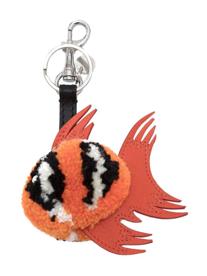 Jw Anderson Fish Bag Charm - Orange