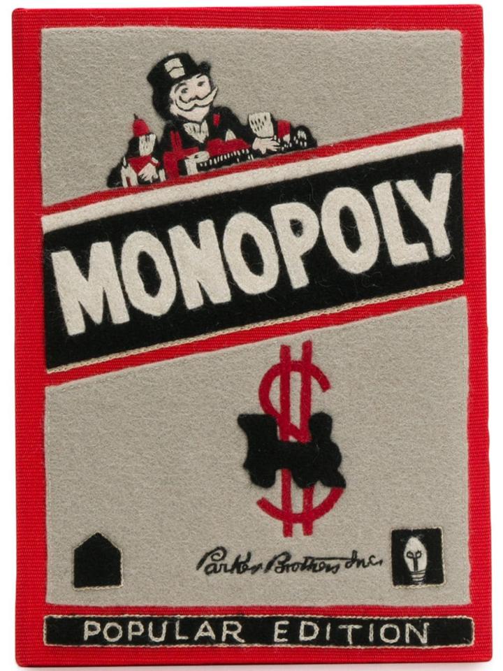 Olympia Le-tan Monopoly Popular Edition Clutch Bag - Red