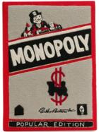 Olympia Le-tan Monopoly Popular Edition Clutch Bag - Red
