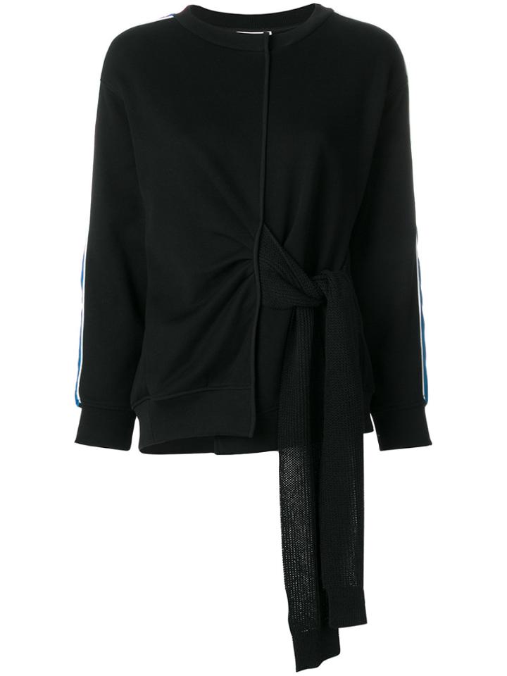 3.1 Phillip Lim Sleeve-striped Sweater - Black