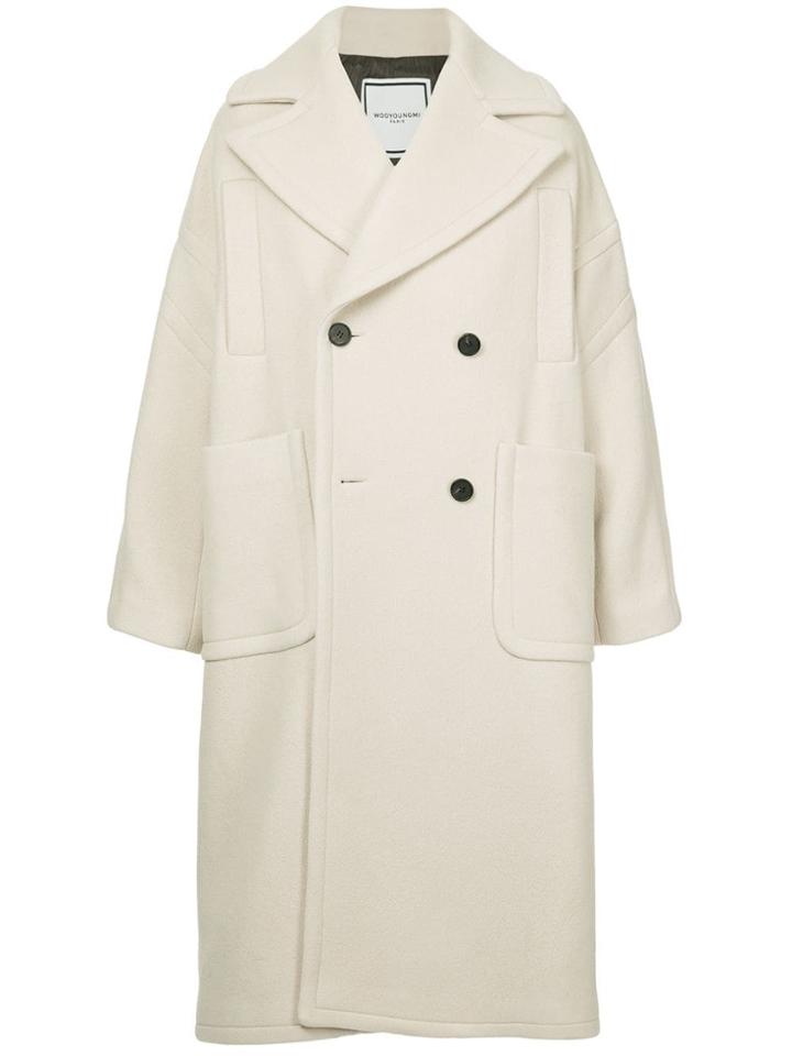 Wooyoungmi Classic Oversized Lapelled Coat - White