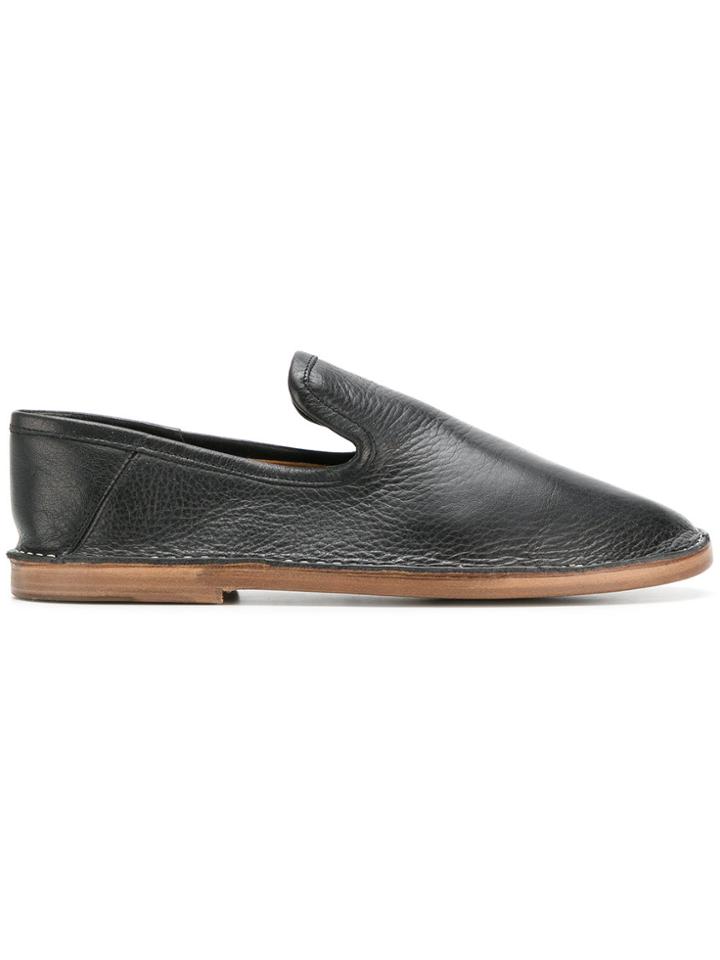 Joseph Round Toe Loafers - Black