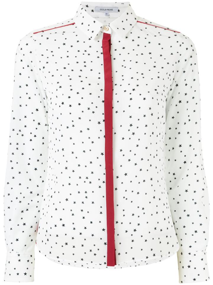 Guild Prime Star Print Shirt - White