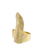 Cornelia Webb Molded Knuckle Ring - Metallic