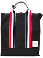 Thom Browne Rwb Webbing Nylon Tote Bag - Black