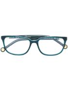 Carolina Herrera Rectangular Shape Glasses - Green