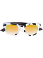 Mcq By Alexander Mcqueen Eyewear - Contrast Lens Sunglasses - Unisex - Acetate - One Size, Yellow, Acetate