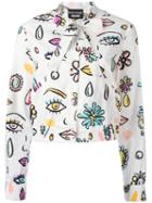 Boutique Moschino Pussy-bow Collar Shirt, Women's, Size: 40, White, Cotton/other Fibers