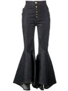 Ellery Flared Jeans, Women's, Size: 26, Blue, Cotton/spandex/elastane