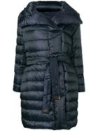 's Max Mara Buttoned Padded Midi Coat - Black