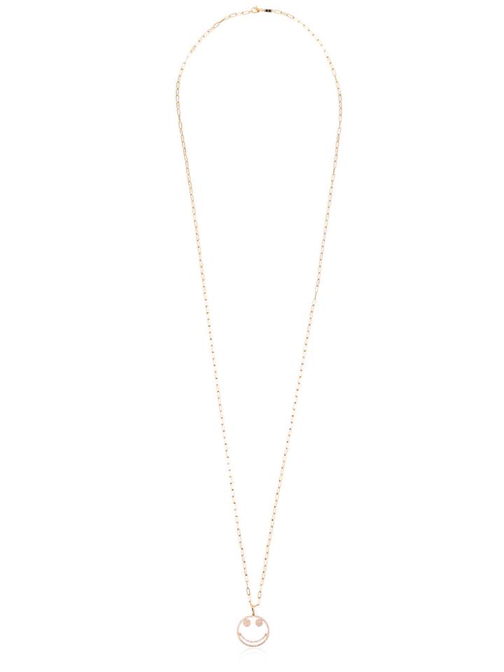 Rosa De La Cruz 18k Yellow Gold Smile Diamond Necklace - Metallic
