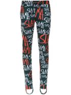 Amir Slama Stirrup Track Trousers - Black