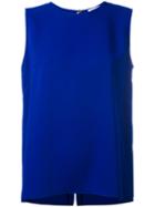 P.a.r.o.s.h. - Slit Back Tank - Women - Polyester - M, Blue, Polyester